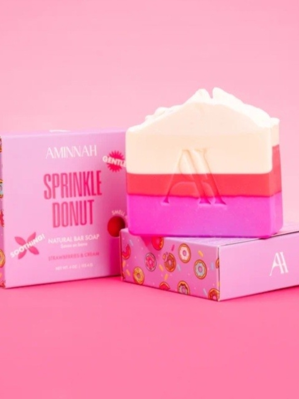 AMINNAH Sprinkle Donut Bar Soap.